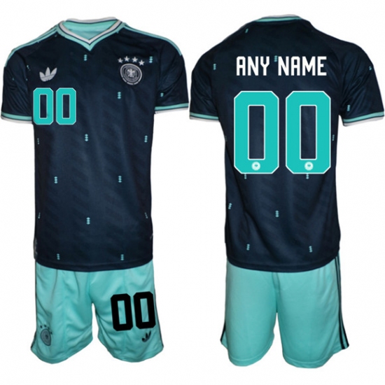 Men's Germany Custom Navy 2026 Away Soccer Jersey Suit - Ujersey