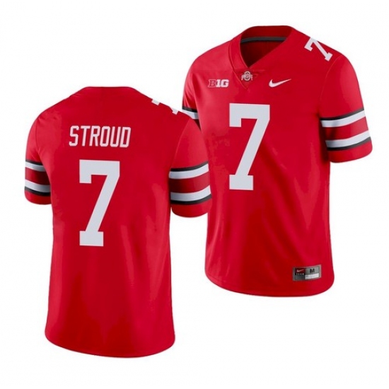 Ohio State Buckeyes #7 C.J. Stroud Red Scarlet 2021 College Football Jersey - Ujersey