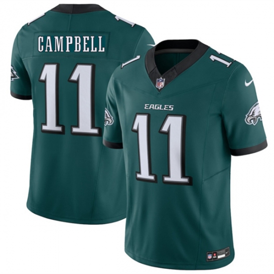Men's Philadelphia Eagles #11 Jihaad Campbell Green 2026 F.U.S.E. Vapor Untouchable Limited Football Stitched Jersey - Ujersey