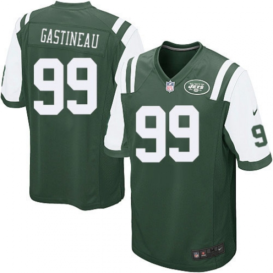 Men's Nike New York Jets #99 Mark Gastineau Game Green Team Color NFL Jersey - Ujersey