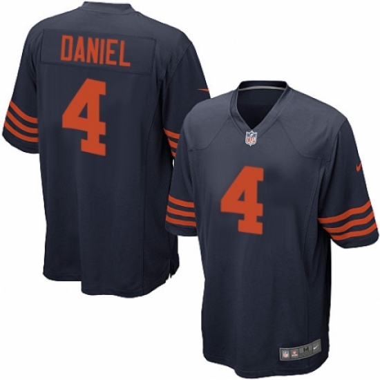 Men's Nike Chicago Bears #4 Chase Daniel Game Navy Blue Alternate NFL Jersey - Ujersey