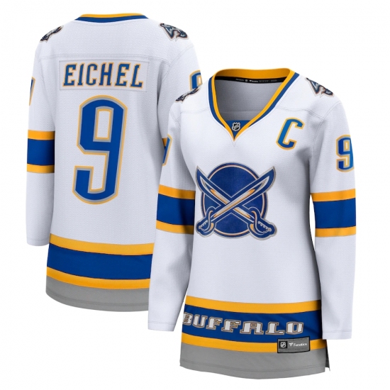 Women's Buffalo Sabres #9 Jack Eichel Fanatics Branded White 2020-21 Special Edition Breakaway Player Jersey