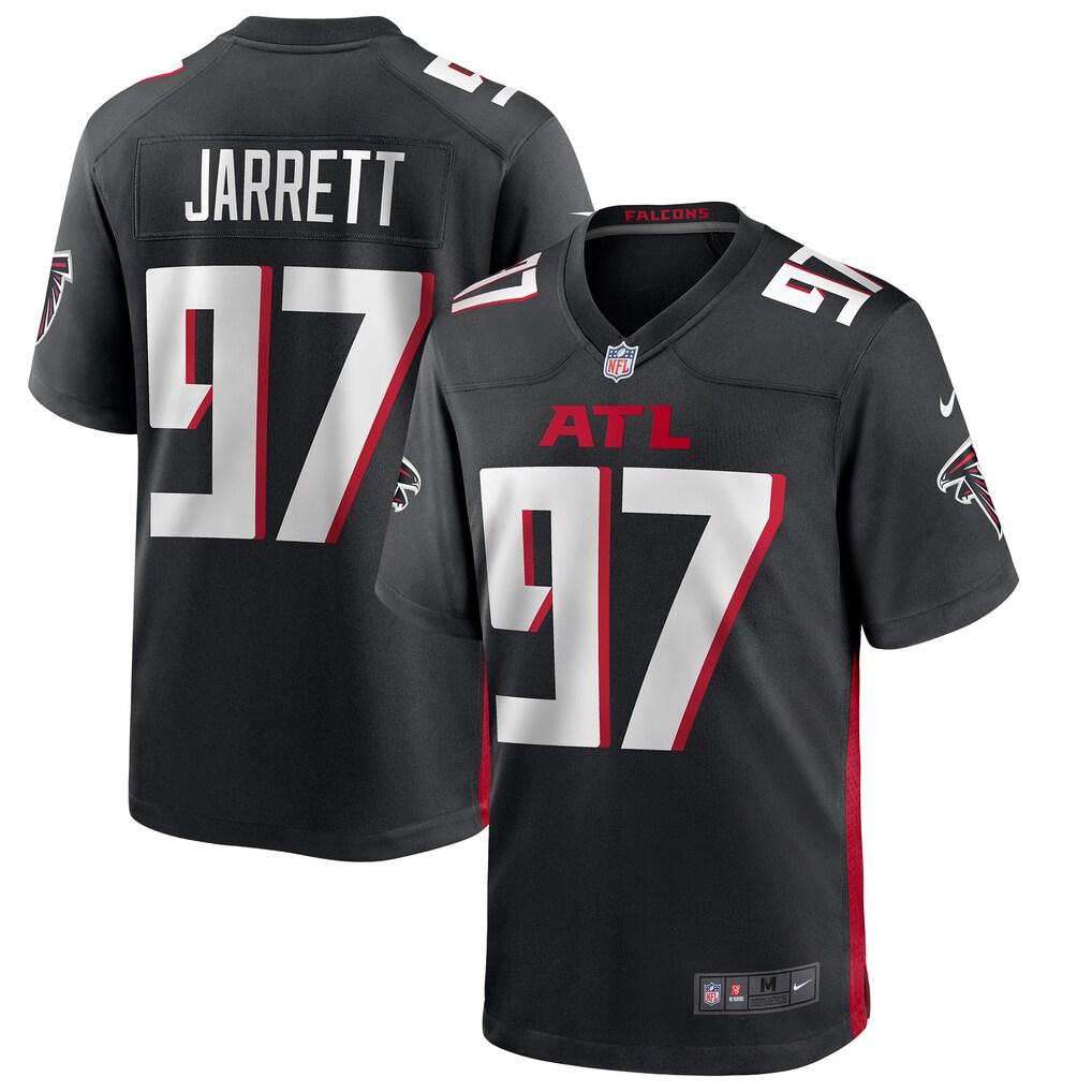 Men's Atlanta Falcons Grady Jarrett Nike Black Game Jersey - U-jersey