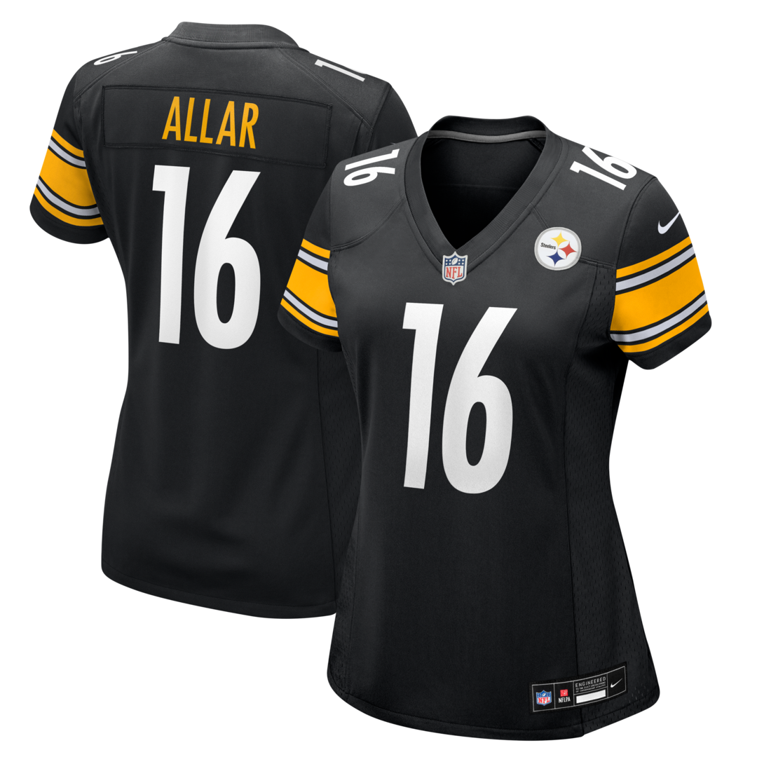 Women's Pittsburgh Steelers Drew Allar Nike Black Team Game Jersey - Ujersey