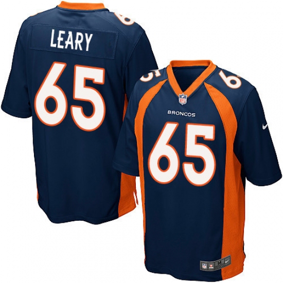 Men's Nike Denver Broncos #65 Ronald Leary Game Navy Blue Alternate NFL Jersey - Ujersey