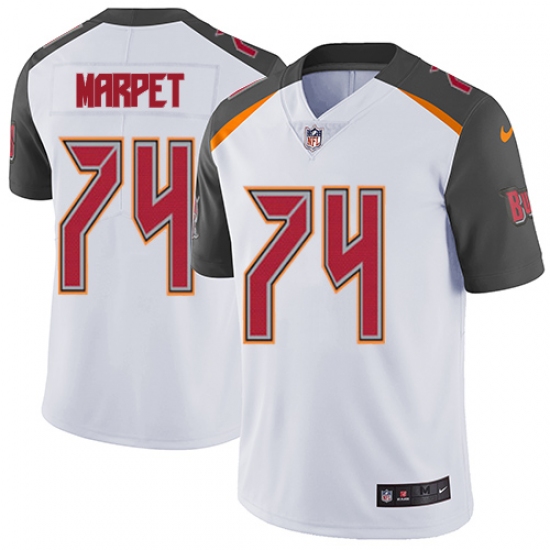 Youth Nike Tampa Bay Buccaneers #74 Ali Marpet Elite White NFL Jersey - Ujersey