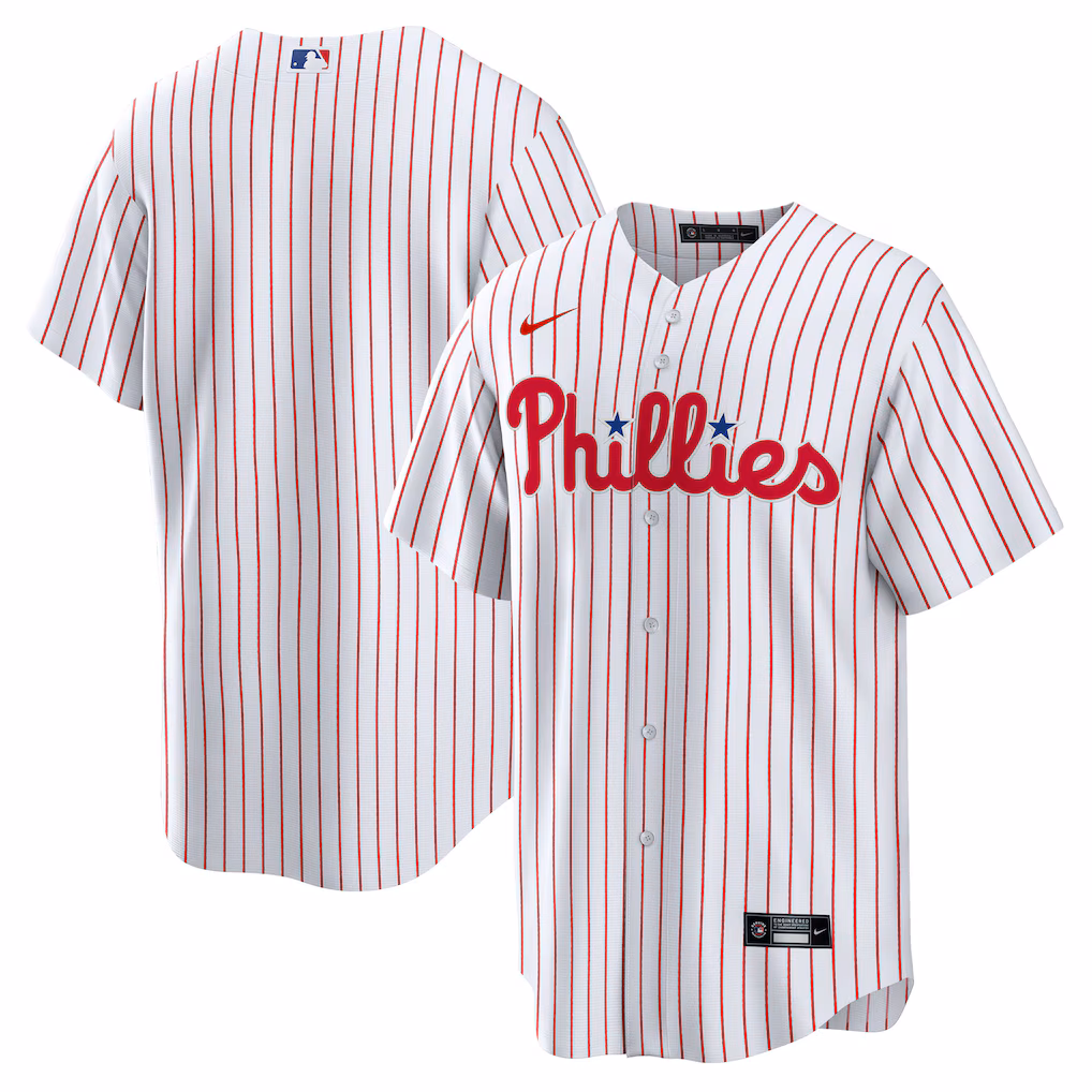 Men's Philadelphia Phillies Nike White Home Big & Tall Replica Jersey - Ujersey