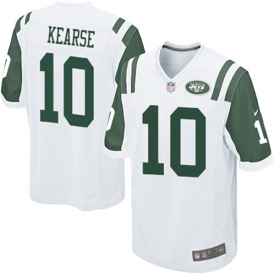 Men's Nike New York Jets #10 Jermaine Kearse Game White NFL Jersey - Ujersey