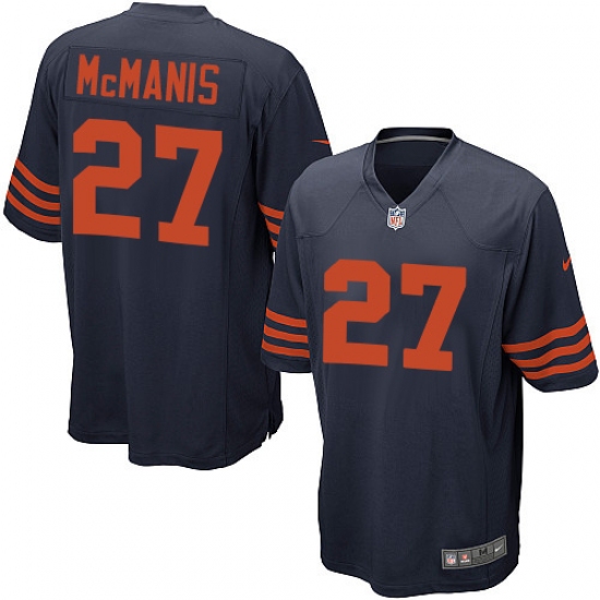 Men's Nike Chicago Bears #27 Sherrick McManis Game Navy Blue Alternate NFL Jersey - Ujersey