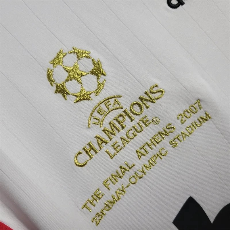 Kaká #22 AC Milan Retro Soccer Jersey Away UCL Final Custom Shirt 2006/07 - ujerseystore