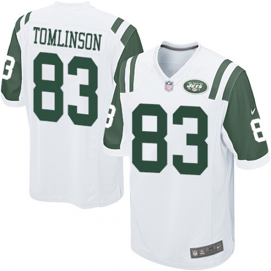 Men's Nike New York Jets #83 Eric Tomlinson Game White NFL Jersey - Ujersey