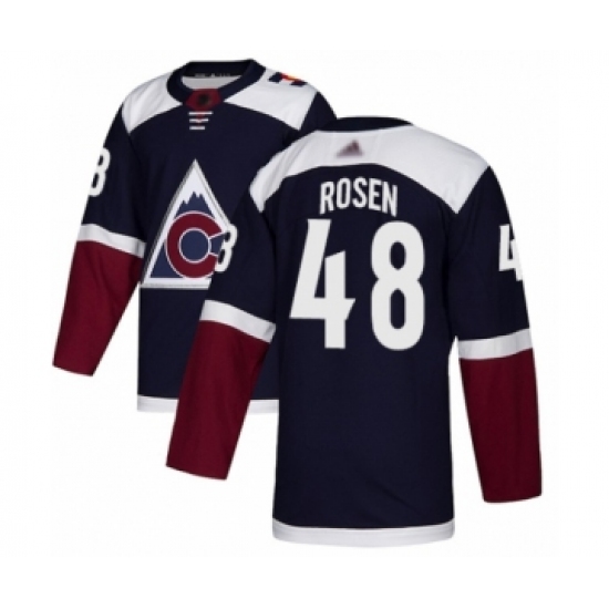 Men's Colorado Avalanche #48 Calle Rosen Authentic Navy Blue Alternate Hockey Jersey - Ujersey