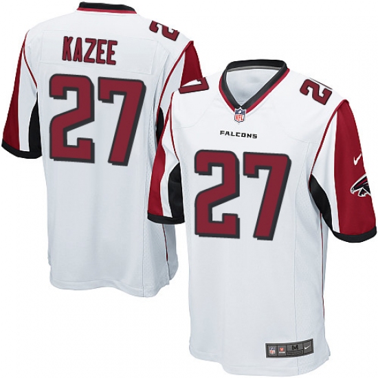 Men's Nike Atlanta Falcons #27 Damontae Kazee Game White NFL Jersey - Ujersey