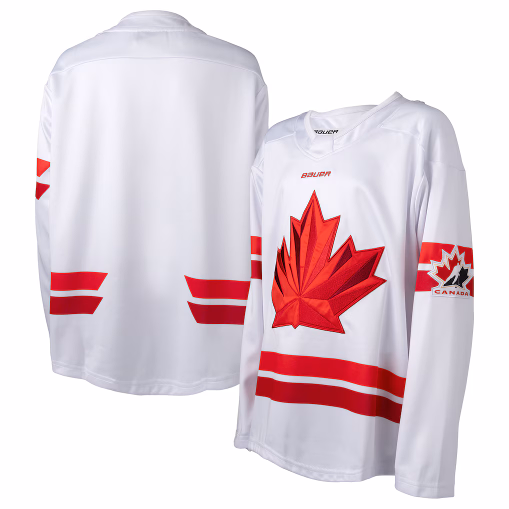 Youth Hockey Canada White 2026 Replica Jersey - ujerseystore