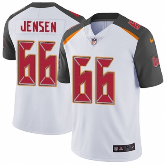 Youth Nike Tampa Bay Buccaneers #66 Ryan Jensen White Vapor Untouchable Limited Player NFL Jersey - Ujersey