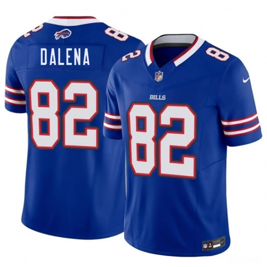 Men's Buffalo Bills #82 Mac Dalena Blue 2026 Draft F.U.S.E. Vapor Untouchable Limited Football Stitched Jersey