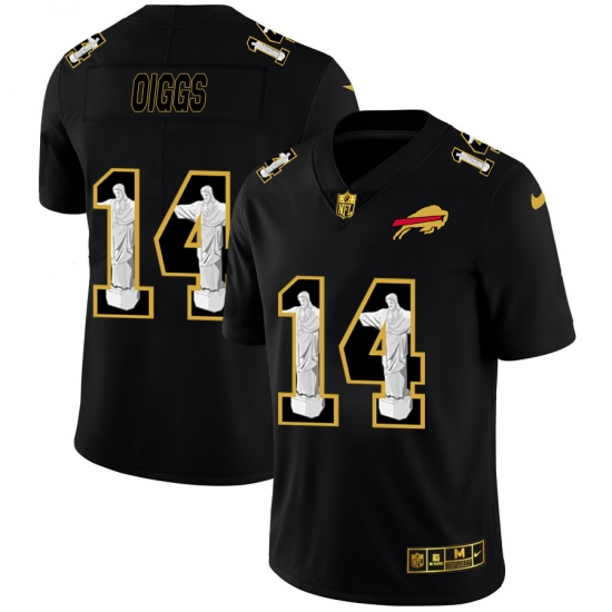 Nike Buffalo Bills #14 Stefon Diggs Men's Carbon Black Vapor Cristo Redentor Limited NFL Jersey - Ujersey
