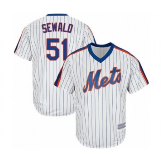 Youth New York Mets #51 Paul Sewald Authentic White Alternate Cool Base Baseball Player Jersey - Ujersey