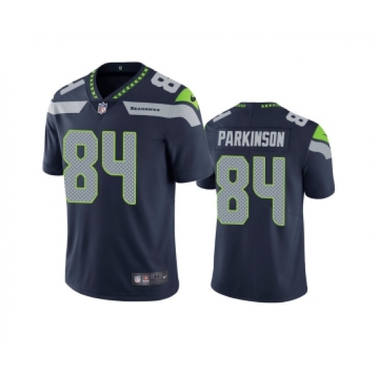 Men's Seattle Seahawks #84 Colby Parkinson Navy Vapor Untouchable Limited Stitched Jersey - Ujersey