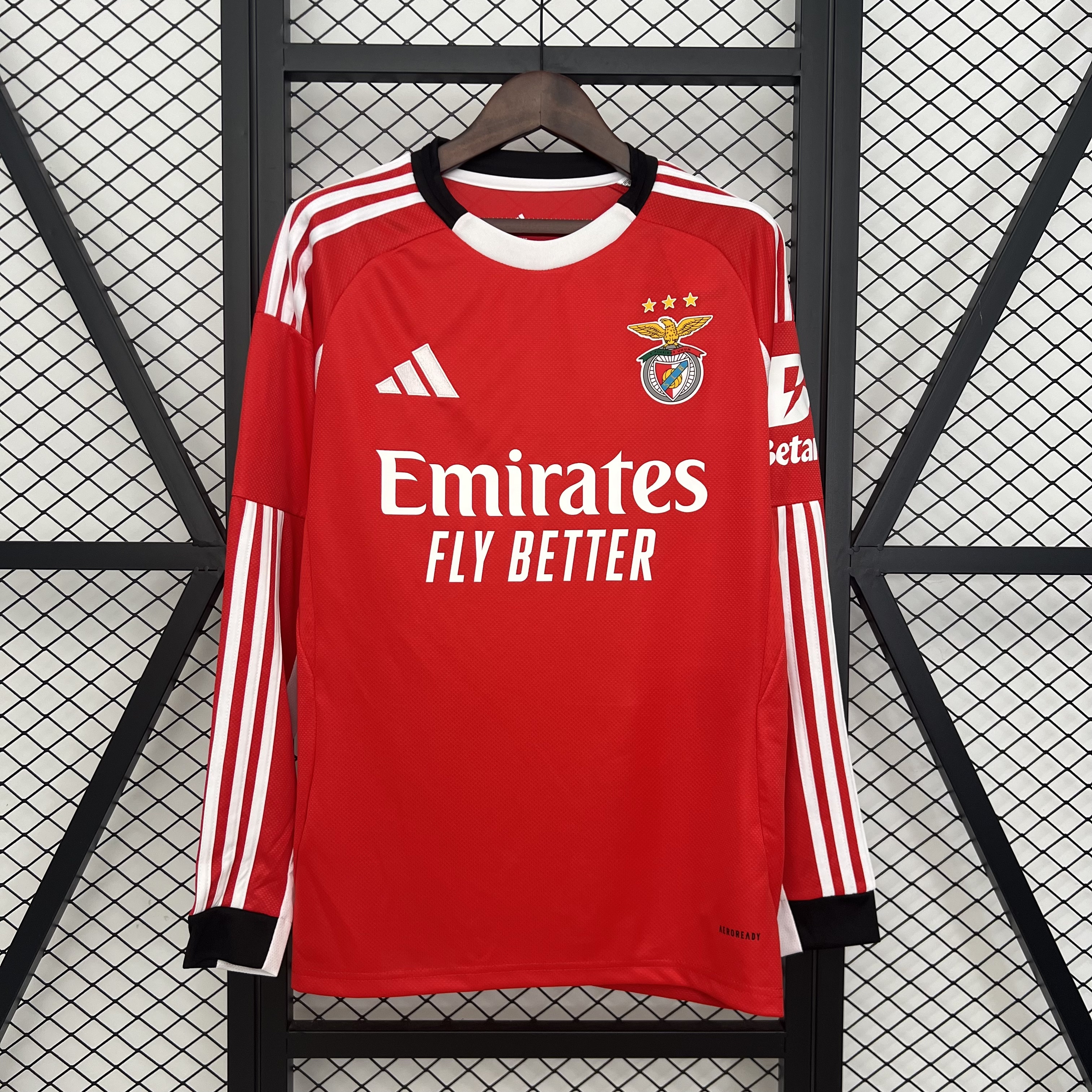 Benfica Soccer Jersey Home Long Sleeve Custom Shirt 2025/26 - ujerseystore