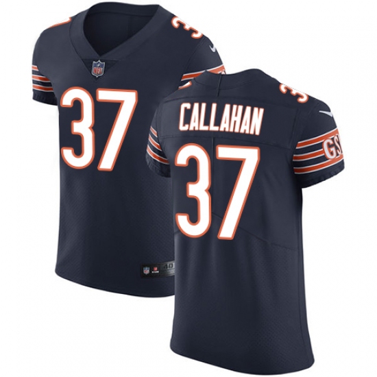 Men's Nike Chicago Bears #37 Bryce Callahan Navy Blue Team Color Vapor Untouchable Elite Player NFL Jersey - Ujersey
