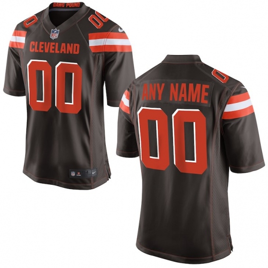 Men's Cleveland Browns Nike Brown Custom Game Jersey - Ujersey