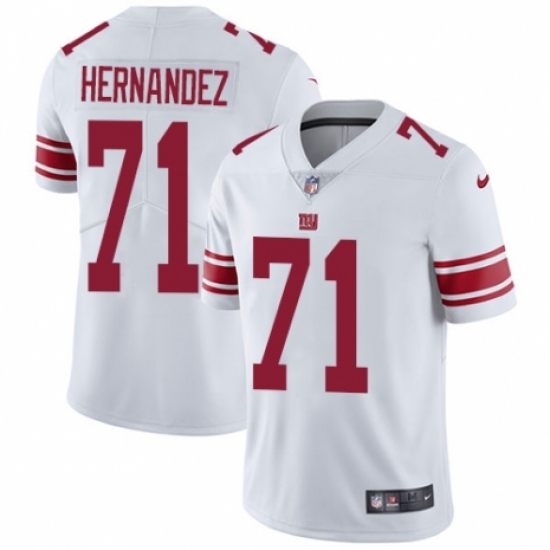 Youth Nike New York Giants #71 Will Hernandez White Vapor Untouchable Limited Player NFL Jersey - Ujersey