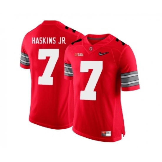 Ohio State Buckeyes 7 Dwayne Haskins Red With Diamond Logo College Football Jersey - Ujersey