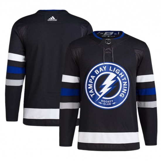 Men's Tampa Bay Lightning Blank Black 2024 Stadium Series Stitched Jersey - Ujersey