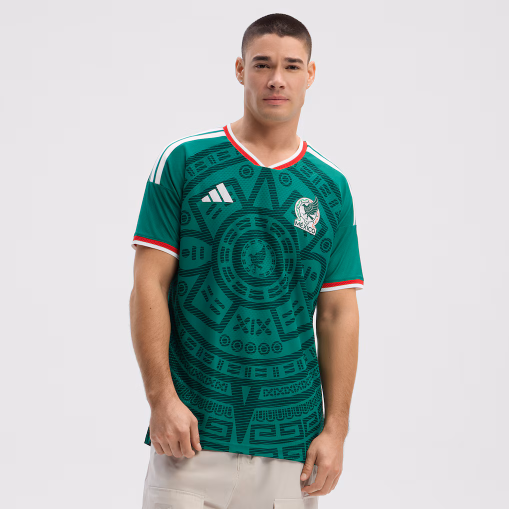 Men's Mexico National Team adidas Green 2026 Home On-Field Authentic Jersey - ujerseystore