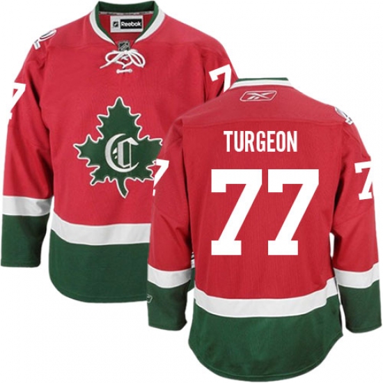 Women's Reebok Montreal Canadiens #77 Pierre Turgeon Authentic Red New CD NHL Jersey - Ujersey