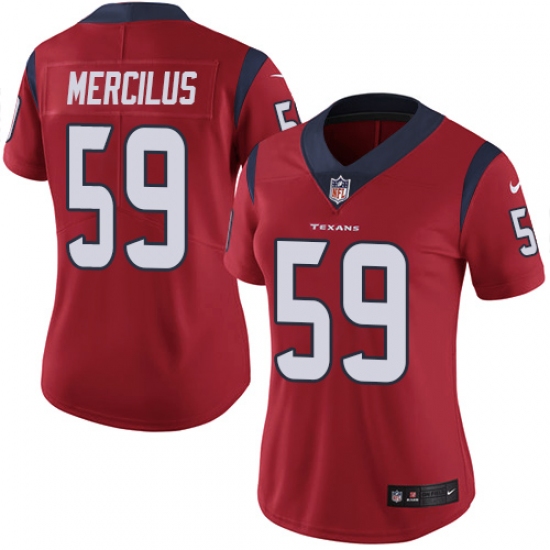 Women's Nike Houston Texans #59 Whitney Mercilus Elite Red Alternate NFL Jersey - Ujersey