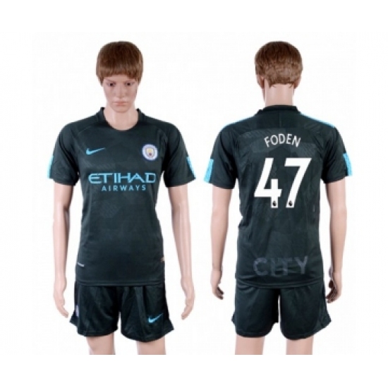 Manchester City #47 Foden Sec Away Soccer Club Jersey