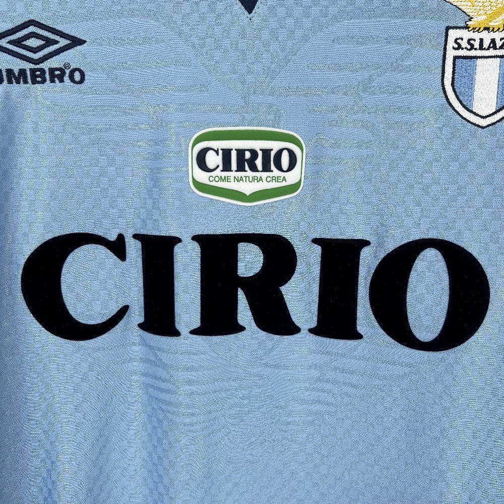 Lazio Retro Soccer Jersey Home Custom Shirt 1996-97 - ujerseystore