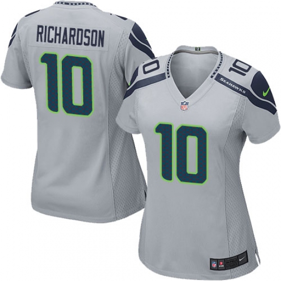 Women's Nike Seattle Seahawks #10 Paul Richardson Game Grey Alternate NFL Jersey - Ujersey