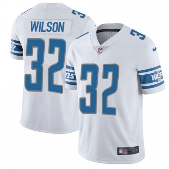 Youth Nike Detroit Lions #32 Tavon Wilson Limited White Vapor Untouchable NFL Jersey - Ujersey