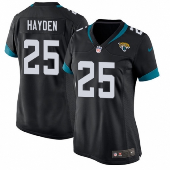 Women's Nike Jacksonville Jaguars #25 D.J. Hayden Game Teal Green Team Color NFL Jersey - Ujersey
