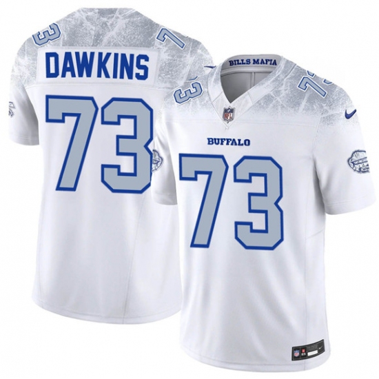 Men's Buffalo Bills #73 Dion Dawkins White 2025 F.U.S.E. “Rivalries” Vapor Limited Football Stitched Jersey - Ujersey