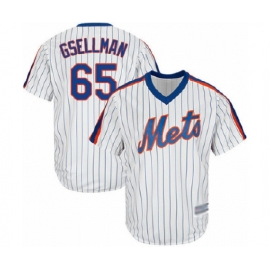 Youth New York Mets #65 Robert Gsellman Authentic White Alternate Cool Base Baseball Player Jersey - Ujersey