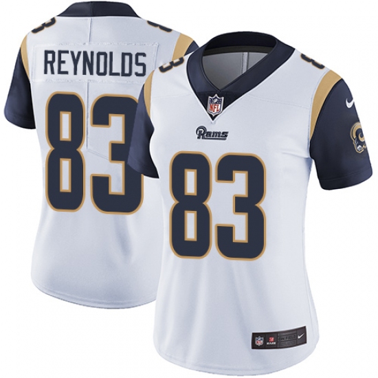 Women's Nike Los Angeles Rams #83 Josh Reynolds White Vapor Untouchable Limited Player NFL Jersey - Ujersey