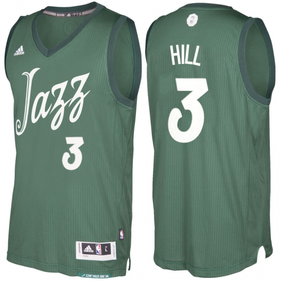 Men's Utah Jazz #3 George Hill Green 2016-2017 Christmas Day NBA Swingman Jersey - Ujersey
