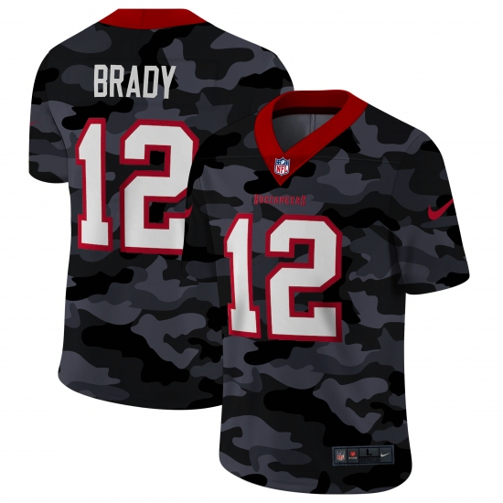 Men's Tampa Bay Buccaneers #12 Tom Brady Camo 2020 Nike Limited Jersey - Ujersey
