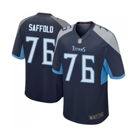 Men's Tennessee Titans #76 Rodger Saffold Game Navy Blue Team Color Football Jersey - Ujersey