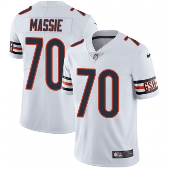Youth Nike Chicago Bears #70 Bobby Massie White Vapor Untouchable Limited Player NFL Jersey - Ujersey