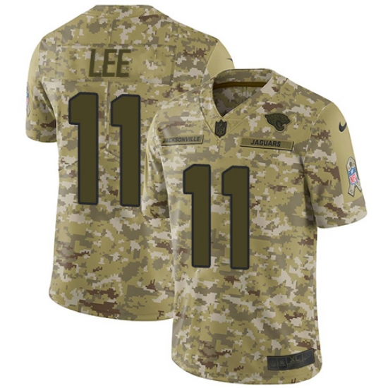 Youth Nike Jacksonville Jaguars #11 Marqise Lee Limited Camo 2018 Salute to Service NFL Jersey - Ujersey