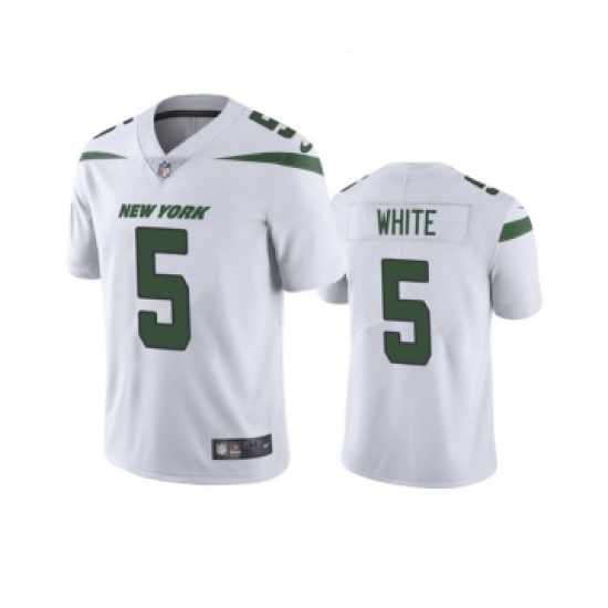 Men's New York Jets #5 Mike White White Vapor Untouchable Limited Stitched Jersey - Ujersey