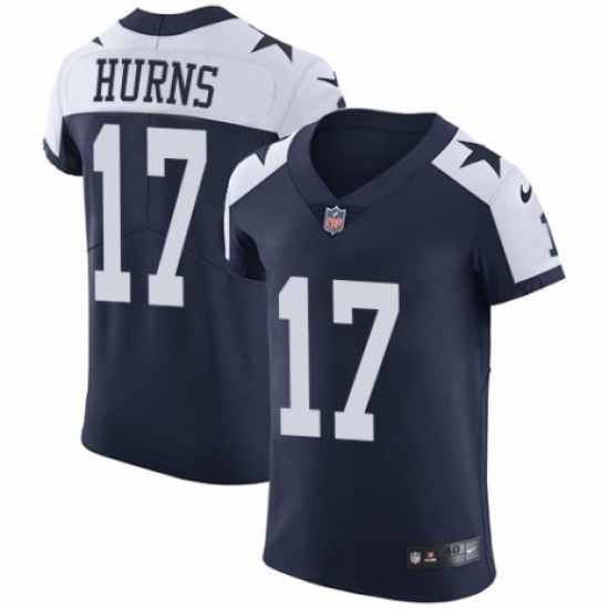Men's Nike Dallas Cowboys #17 Allen Hurns Navy Blue Alternate Vapor Untouchable Elite Player NFL Jersey - Ujersey