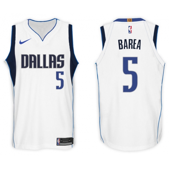 Nike NBA Dallas Mavericks #5 J J  Barea Jersey 2017-18 New Season White Jersey - Ujersey