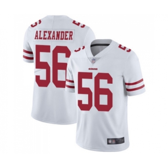 Youth San Francisco 49ers #56 Kwon Alexander White Vapor Untouchable Limited Player Football Jersey - Ujersey