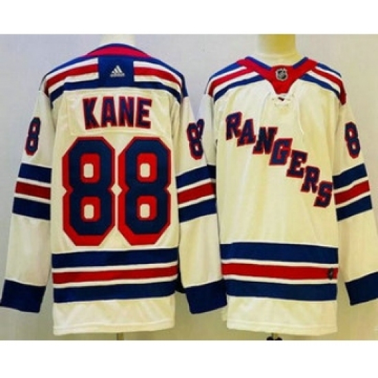 Men's New York Rangers #88 Patrick Kane White Authentic Jersey - Ujersey